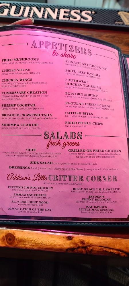 The Levee Commissary Menu image 4